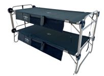 Ліжко туристичне складне універсальне Arm-O-Bunk - Двоярусне - 3в1 з органайзерами - З чохлом