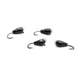 Мормишка Вольфрам Крапля з каменем - Темне срібло