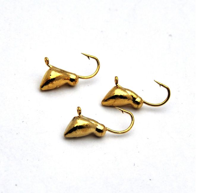 Мормишка Вольфрам Оса - Золото - 10 шт./уп