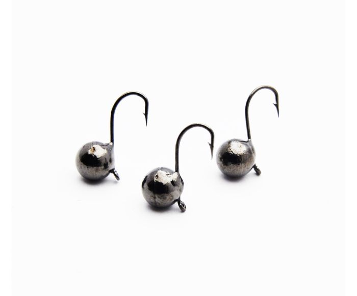 Мормишка Вольфрам Куля - Темне срібло - 10 шт./уп