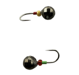 Мормишка Вольфрамова Hayabusa Куля - Гранений з кембриком - Чорний нікель