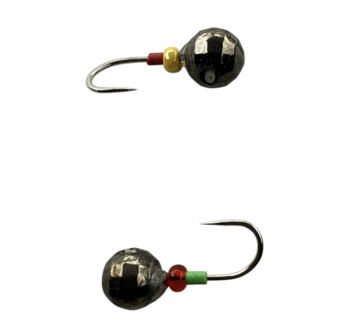 Мормишка Вольфрамова Hayabusa Куля - Гранений з кембриком - Чорний нікель