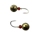 Мормишка Вольфрамова Hayabusa Куля - Гранений з кембриком - Золото