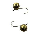 Мормишка Вольфрамова Hayabusa Куля - З вушком - Золото - 2,1г, Ø6мм, Гачок №12