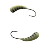 Мормишка Вольфрамова Hayabusa Уралка - Фарбована - Білий - 1,5г, Ø5мм, Гачок №12