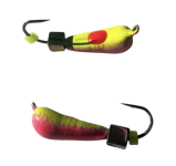 Мормишка Вольфрамова "Латишка" Грушка - З кубиком хамелеон - МК1035