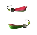 Мормишка Вольфрамова "Латишка" Грушка - З кубиком срібло - МК1036