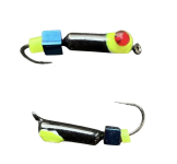 Мормишка Вольфрамова "Латишка" Гвоздик - Котяче око з кубиком блакитний - 0,5 г - МК1045