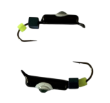 Мормишка Вольфрамова "Латишка" Гвоздик - Котяче око з кубиком блакитний - 0,5 г - МК1103