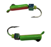 Мормишка Вольфрамова "Латишка" Гвоздик - Котяче око з кубиком хамелеон - 0,5 г - МК1080