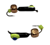 Мормишка Вольфрамова "Латишка" Гвоздик - Котяче око з кубиком мідь - 0,5 г - МК1071