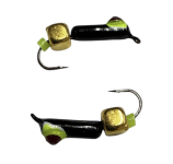 Мормишка Вольфрамова "Латишка" Гвоздик - Котяче око з кубиком золото - 0,5 г - МК1093