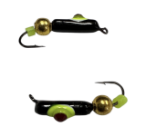 Мормишка Вольфрамова "Латишка" Гвоздик - Котяче око з кулькою золото - 0,5 г - МК1068