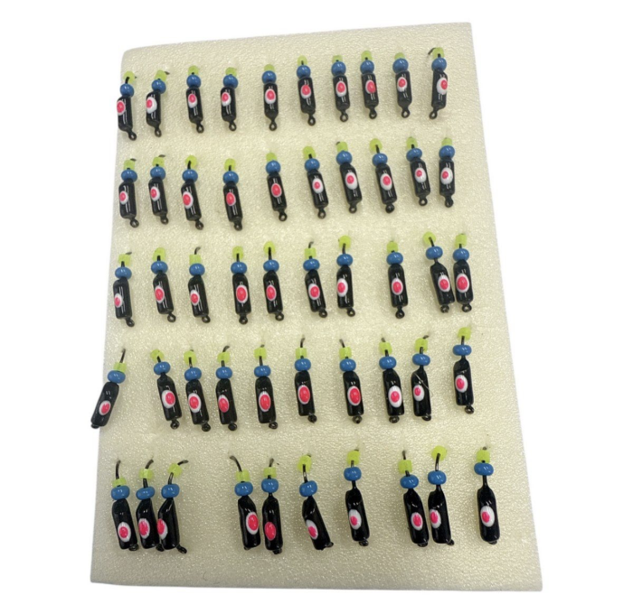 Мормишка Вольфрамова "Латишка" Гвоздик - Міні з намистинкою - 0,3 г - МК1027