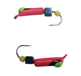 Мормишка Вольфрамова "Латишка" Гвоздик - З кубиком блакитний - 0,5 г - МК1057