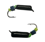 Мормишка Вольфрамова "Латишка" Гвоздик - З кубиком блакитний - 0,7 г - МК1054