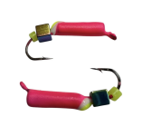 Мормишка Вольфрамова "Латишка" Гвоздик - З кубиком хамелеон - 0,5 г - МК1012