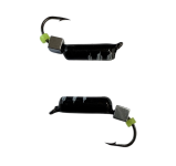 Мормишка Вольфрамова "Латишка" Гвоздик - З кубиком срібло - 0,7 г - МК1122