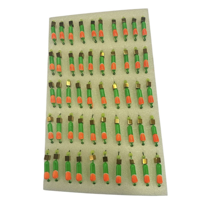 Мормишка Вольфрамова "Латишка" Гвоздик - З кубиком золото - 0,5 г - МК1015