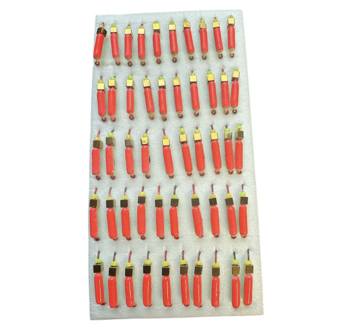 Мормишка Вольфрамова "Латишка" Гвоздик - З кубиком золото - 0,5 г - МК1060