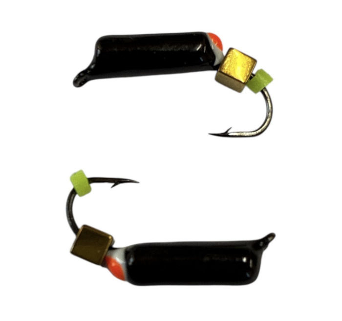 Мормишка Вольфрамова "Латишка" Гвоздик - З кубиком золото - 1 г - МК1120