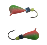 Мормишка Вольфрамова "Латишка" Крапля - З кубиком блакитний - МК1059