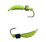 Мормишка Вольфрамова "Латишка" Личинка опариша - З кубиком хамелеон - МК1077