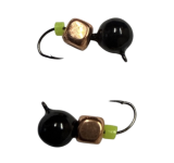 Мормишка Вольфрамова "Латишка" Куля - З кубиком мідь - МК1096