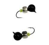 Мормишка Вольфрамова "Латишка" Куля - З кубиком срібло - МК1076