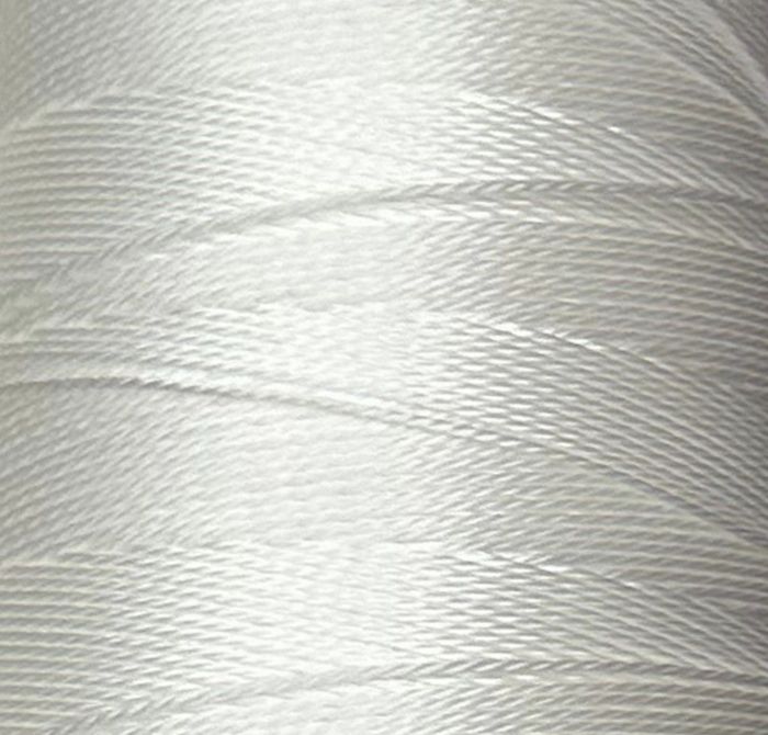 Нитка капронова (поліамідна) 93,5текс*3 (0,8 мм) - Біла - 200 г