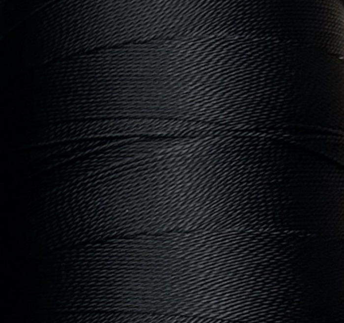 Нитка капронова (поліамідна) 187текс*3 (1,2 мм) - Чорна - 200 г