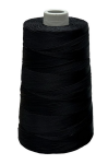 Нитка капронова (поліамідна) 93,5текс*3 (0,8 мм) - Чорна - 400 г Чорна