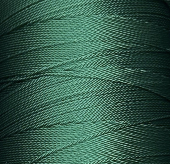 Нитка капронова (поліамідна) 93,5текс*3 (0,8 мм) - Зелена - 200 г