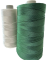 Нитка капронова (поліамідна) 93,5текс*3 (0,8 мм) - Зелена - 200 г