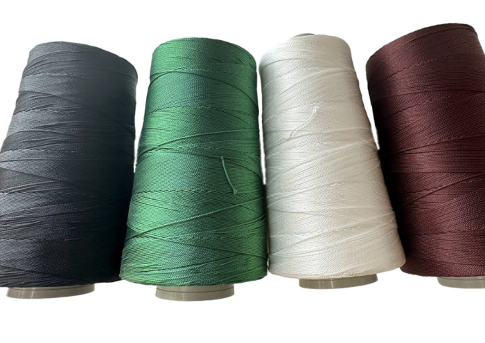 Нитка капронова (поліамідна) 187текс*3 (1,2 мм) - Зелена - 200 г