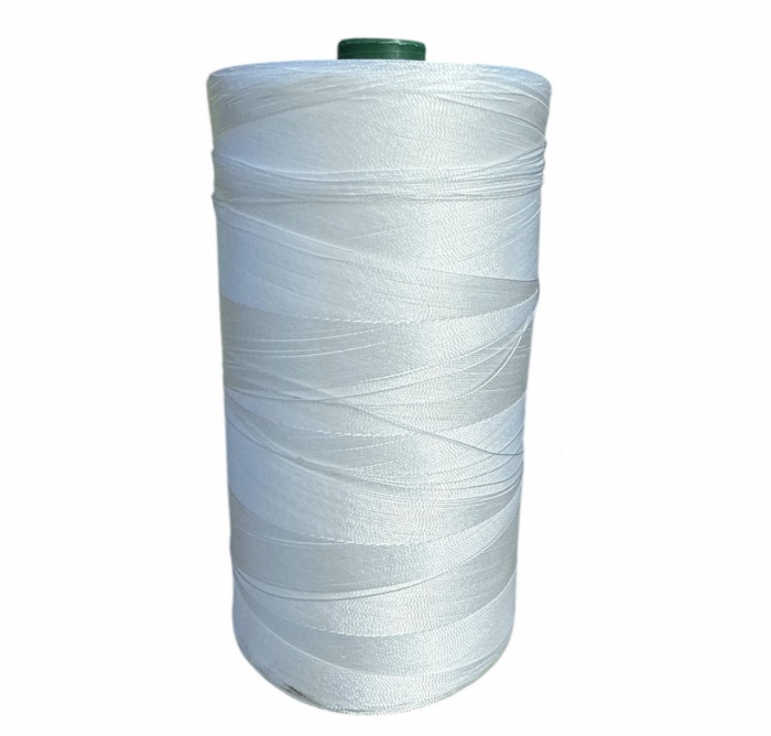 Нитка капронова (поліамідна) 23,3текс*4 (0,50 мм) - Біла - 500 г