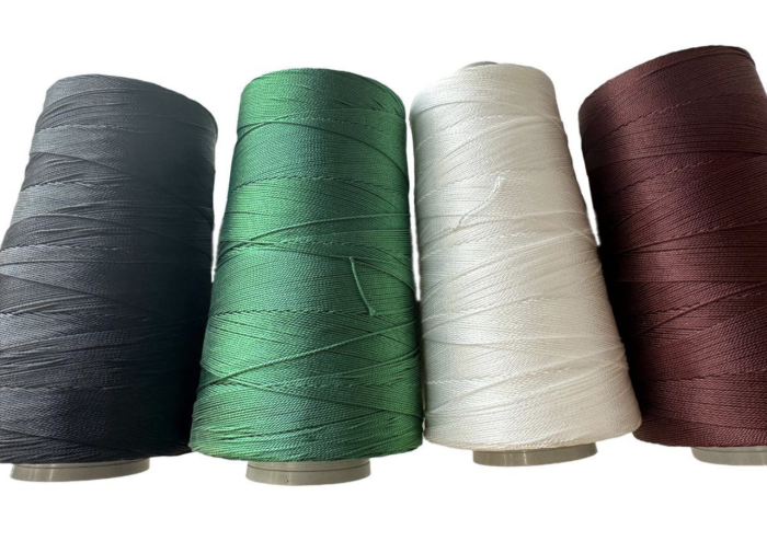 Нитка капронова (поліамідна) 93,5текс*3 (0,8 мм) - Коричнева - 200 г