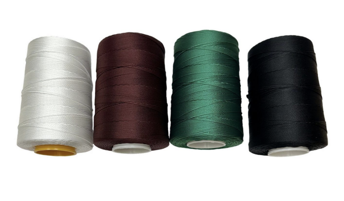 Нитка капронова (поліамідна) 93,5текс*3 (0,8 мм) - Коричнева - 200 г