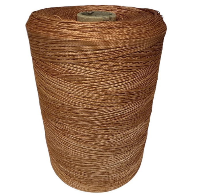 Нитка кордова (капронова) - вологостійка - Ø0,7 мм - коричневий - 1 кг