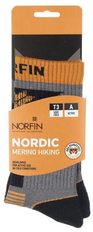 Шкарпетки Norfin T3A Nordic Merino Hiking Crew