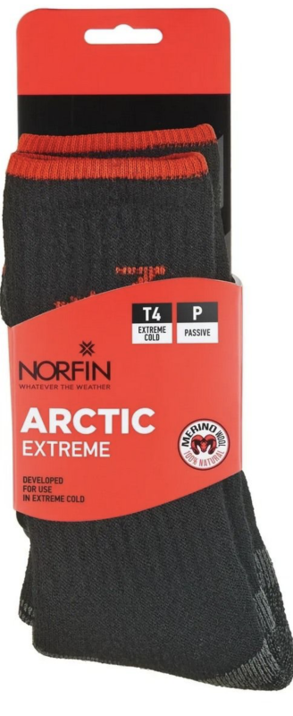 Шкарпетки Norfin T4P Arctic Merino Extreme Crew