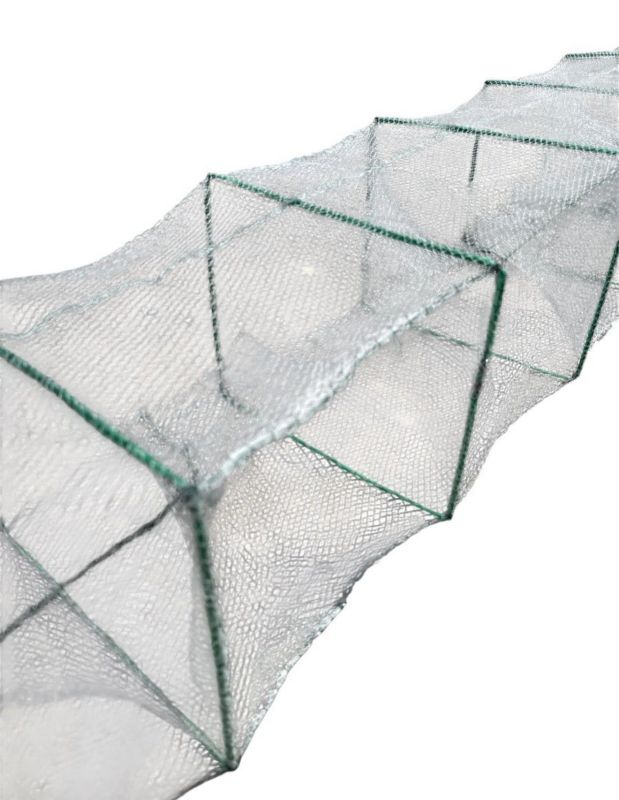 Раколовка гармошка Wolf №22 - 11 м - 25x30 см - Осередок 6 мм - 20 входів - Білий