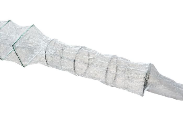 Раколовка гармошка Wolf №22 - 11 м - 25x30 см - Осередок 6 мм - 20 входів - Білий