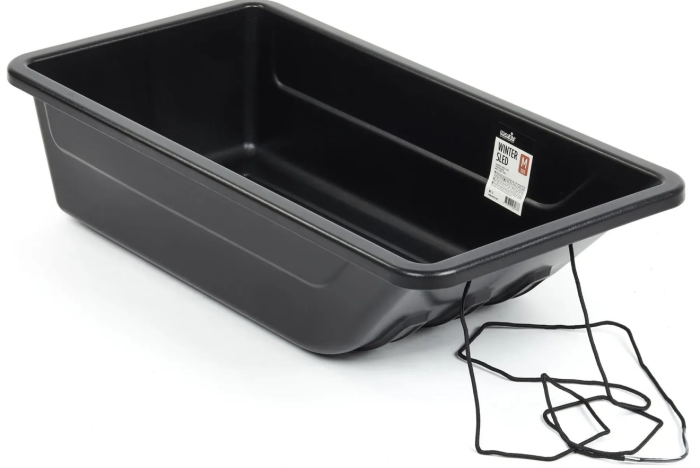 Санки рибальські Norfin 3 - Пластик удароміцний - 100x53x26 см - Чорний