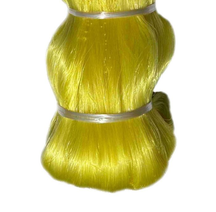 Сетеполотно поріжне Platinum Corona - Рибальська лялька - Лісочка - Ø0,40 мм - Жовтий - Висота 75 осередків - 150 м