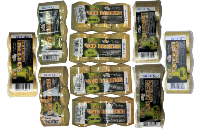 Технопланктон Флуоро - Corona Fishing - "Диво Планктон" - Варене згущене молоко - 180 г - 3 шт/уп