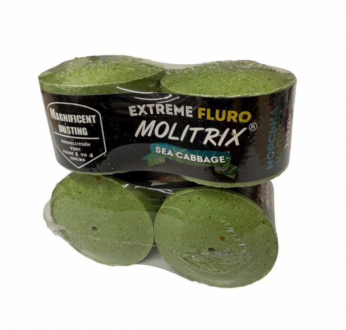 Технопланктон Molitrix "Extreme FLURO" - Морська капуста - 2шт/уп