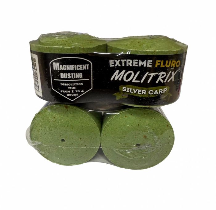 Технопланктон Molitrix "Extreme FLURO" - Зелений товстолоб - 2шт/уп