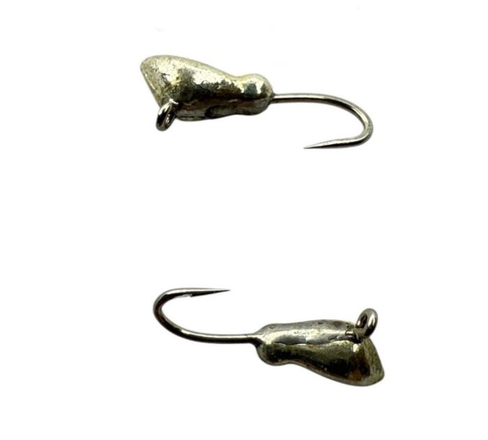 Мормишка Вольфрамова Hayabusa Бабка - З вушком - Срібло